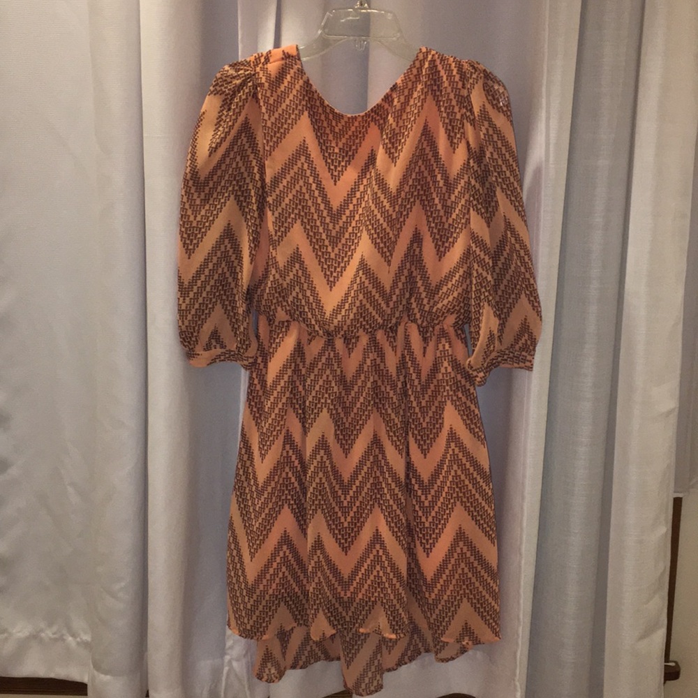 Chevron Midi Dress